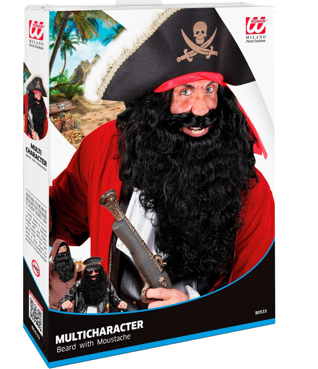 Piratenbart · Gr. one Size