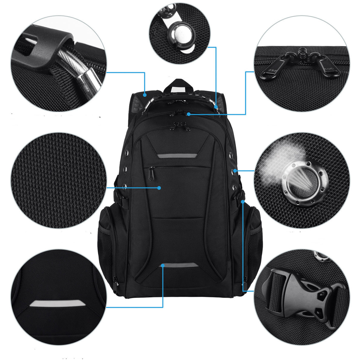 Sabre Business-Rucksack, multifunktional – Bild 5 | LuxeStyle
