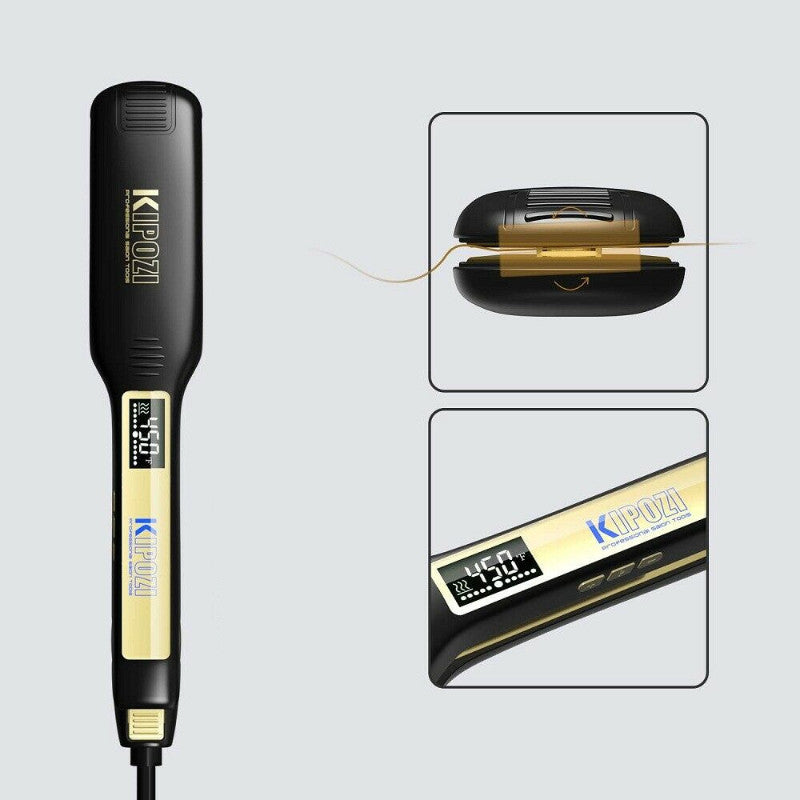 Profi Titanium Glätteisen für Bob-Frisuren