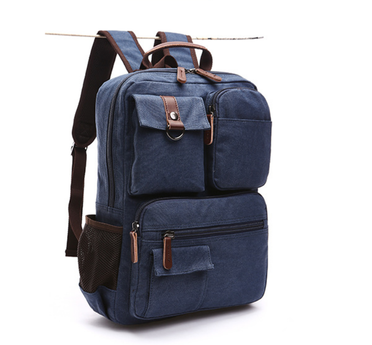 Canvas Rucksack für Laptop 15 Zoll – Bild 12 | LuxeStyle