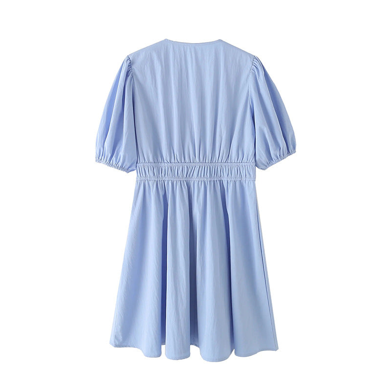 Elegantes A-Linien Minikleid mit Schleife | LuxeStyle