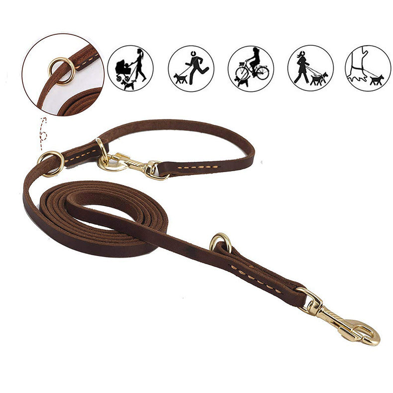 Hundeleine mit zwei Kupferhaken – Bild 6 | LuxeStyle