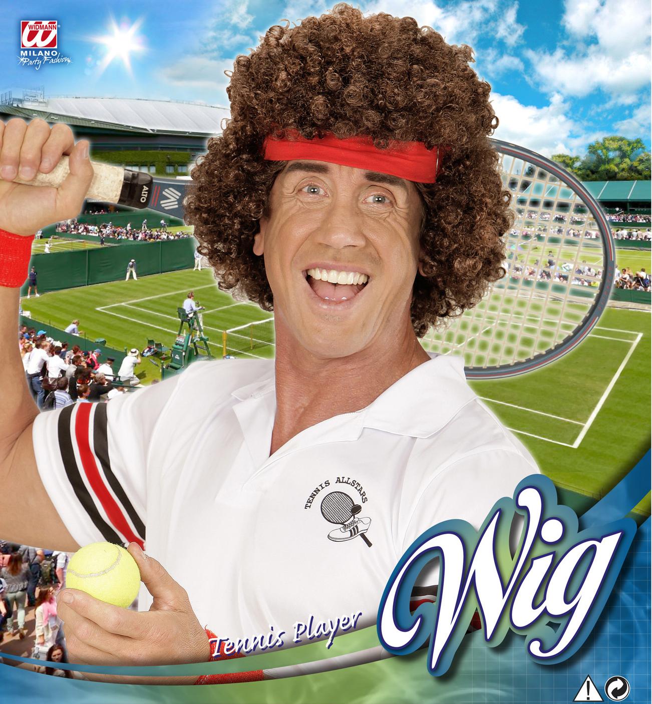 Tennisspieler-Perücke