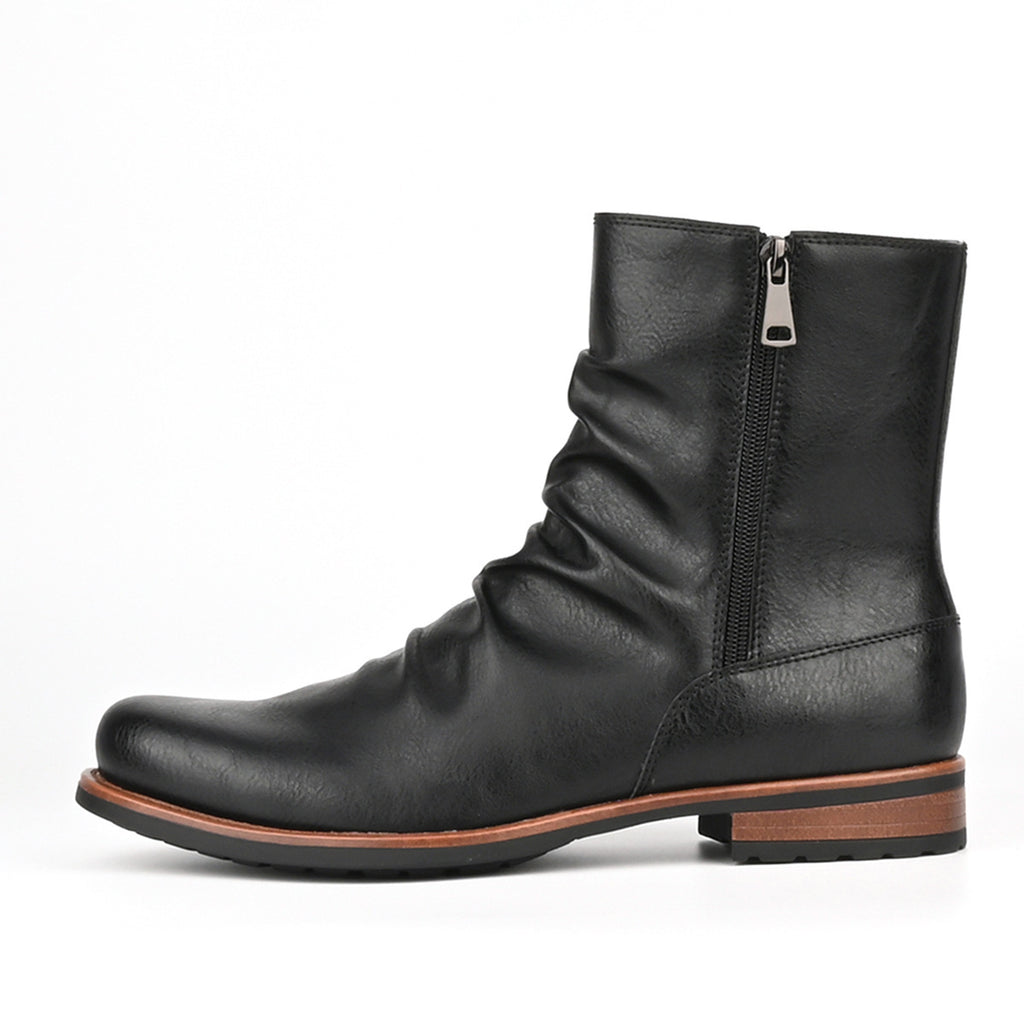 Herren Casual Boots mit Reissverschluss