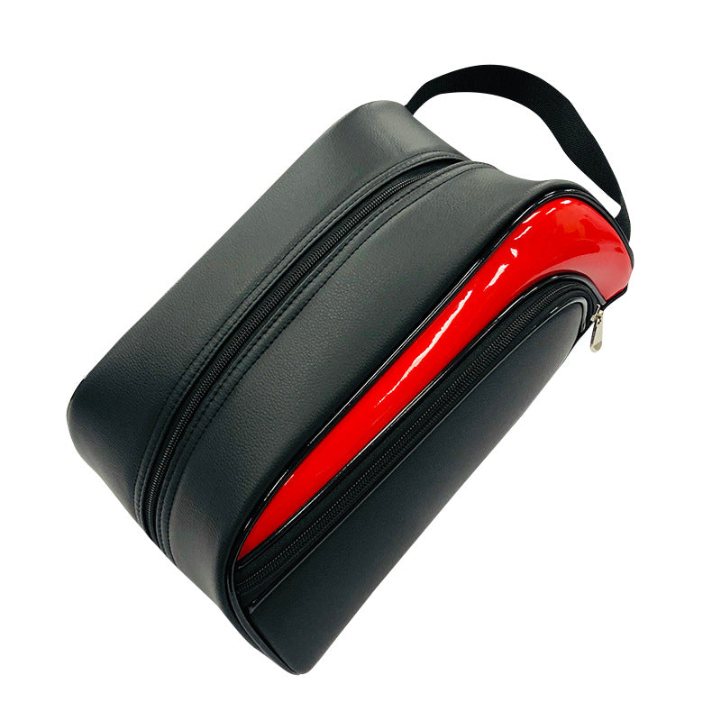Golfschuhtasche aus Leder, Litchi-Muster – Bild 4 | LuxeStyle