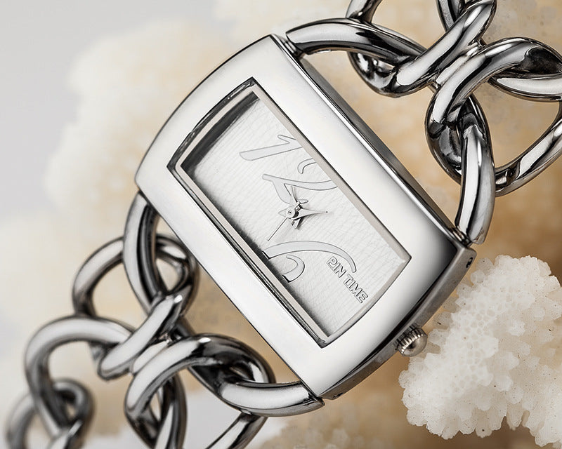 Damen Quarzuhr mit Metallarmband – Bild 6 | LuxeStyle