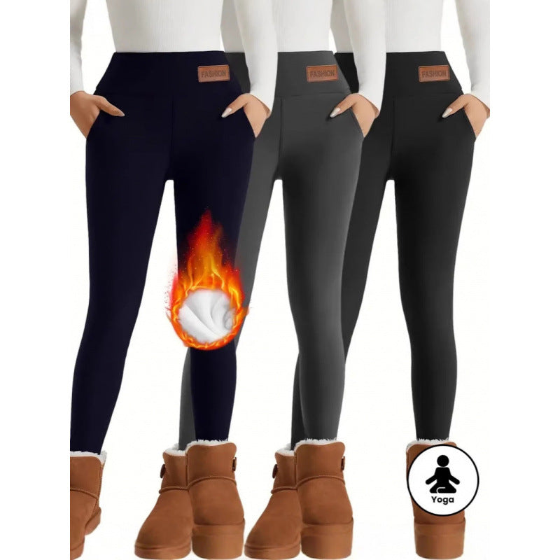 Warme Fleece-Leggings