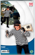 T-Shirt Dieb mit Kappe & Maske