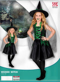 Kostüm Hexe Kleid und Hut · Gr. 158cm