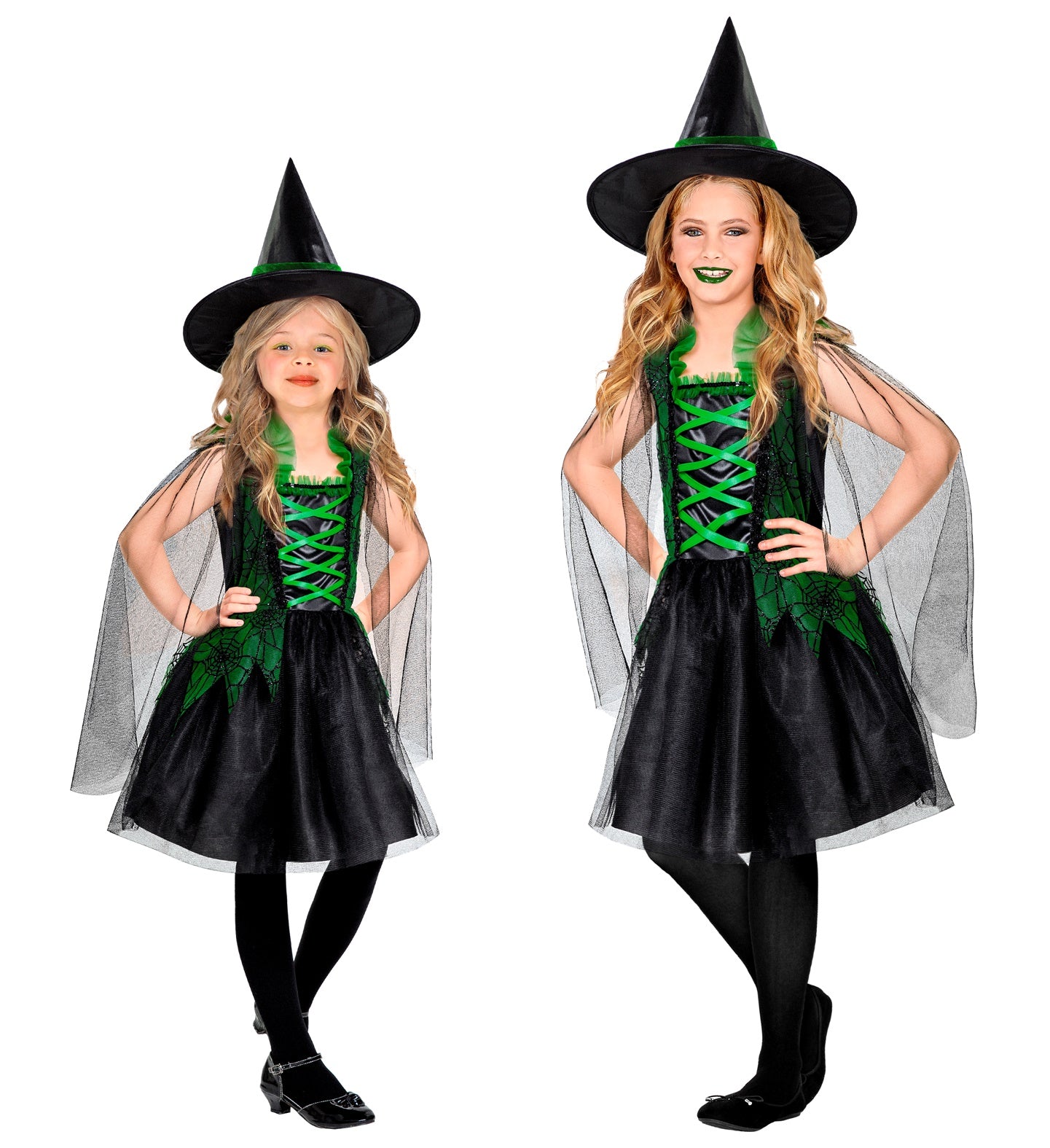 Kostüm Hexe Kleid und Hut