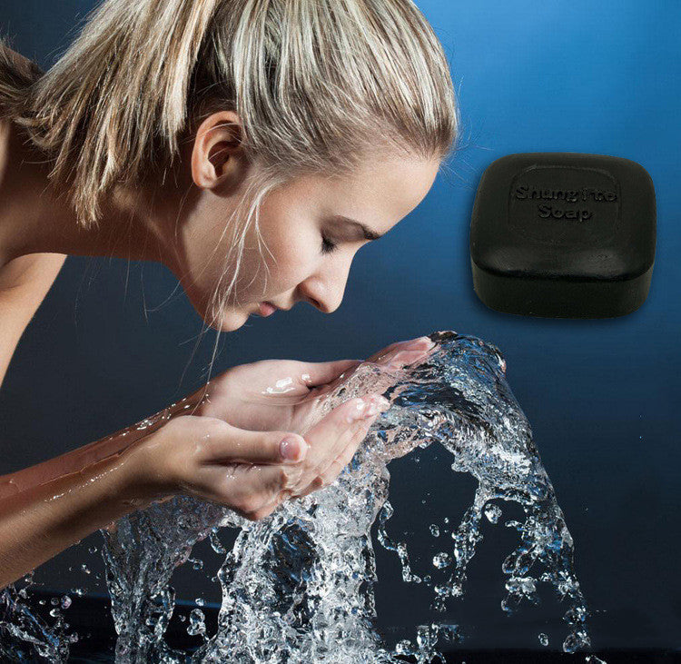 Shungit Mineral Seife für Körper & Gesicht – Bild 3 | LuxeStyle
