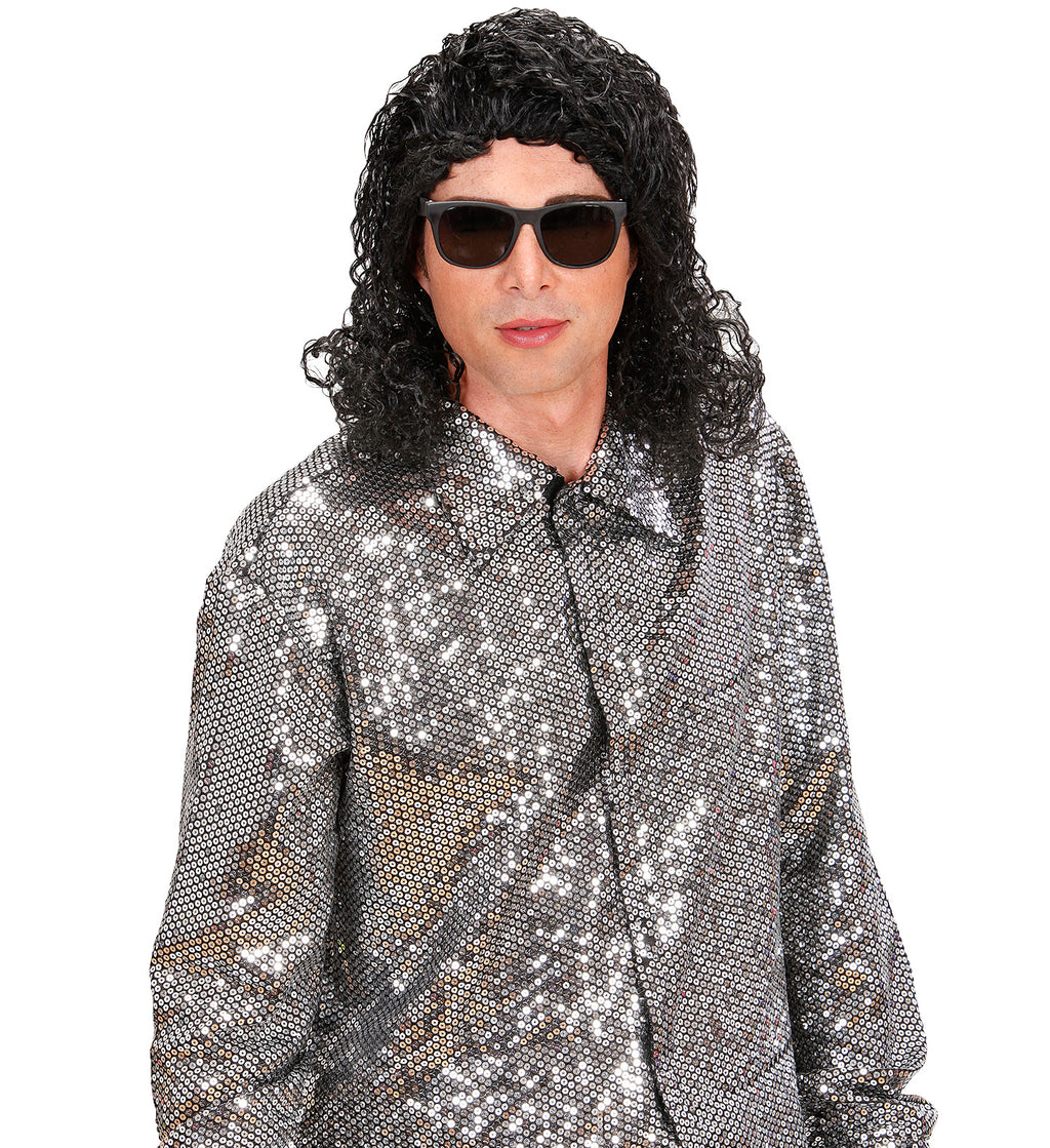 Perücke King of Pop schwarz – Bild 3 | LuxeStyle