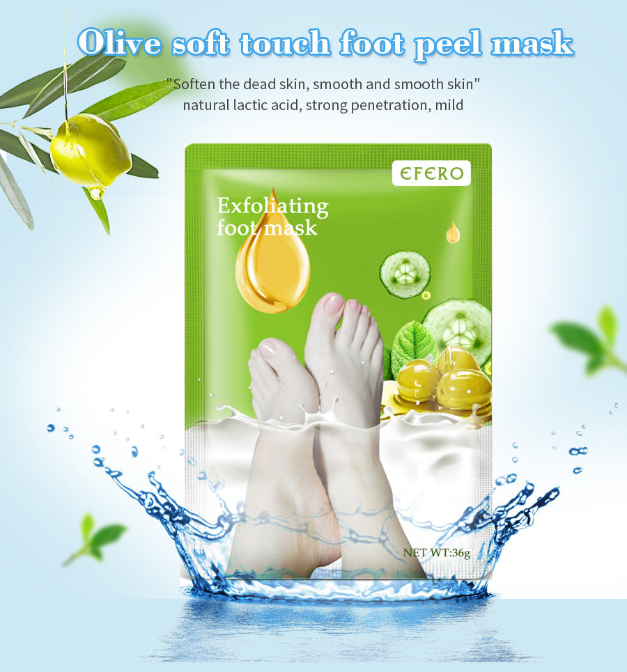 Peeling-Fussmaske für zarte Füsse