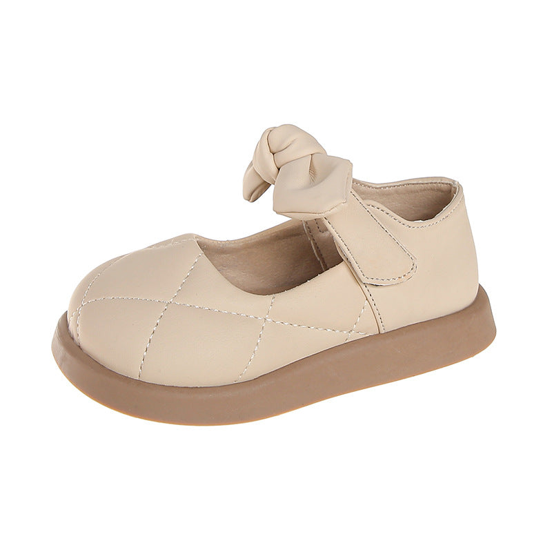 Prinzessinnen-Schuhe mit Bows, weiches Sohlen