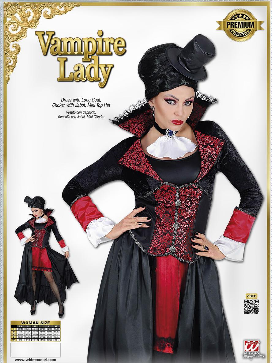 Kostüm Vampir Lady · Gr. XL