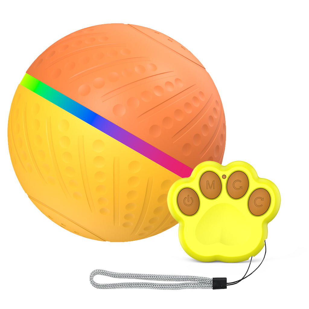 Interaktiver Spielball für Haustiere mit Fernbedienung