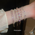 Verstellbares Zirkonia-Armband