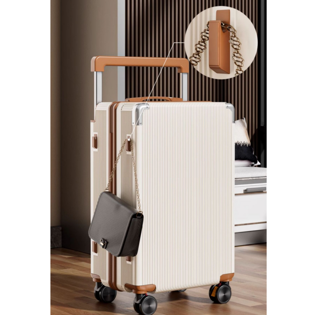 Trolley mit breitem Griff und leisem Rollen