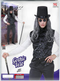 Gothic Weste mit Jabot · Gr. L/XL