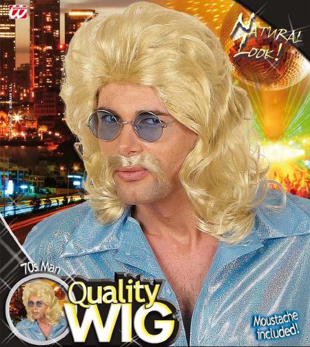 Perücke 70er-Jahre blond · Gr. one Size