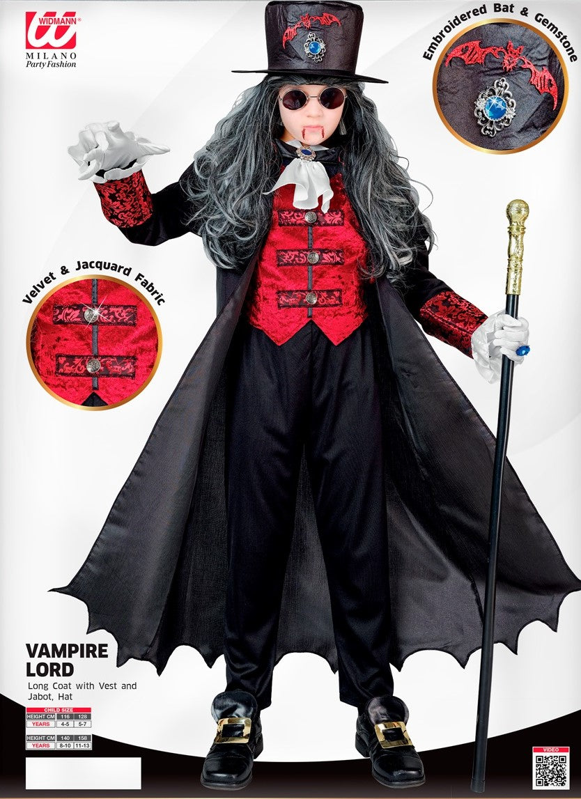 Kostüm Vampir · Gr. 140cm