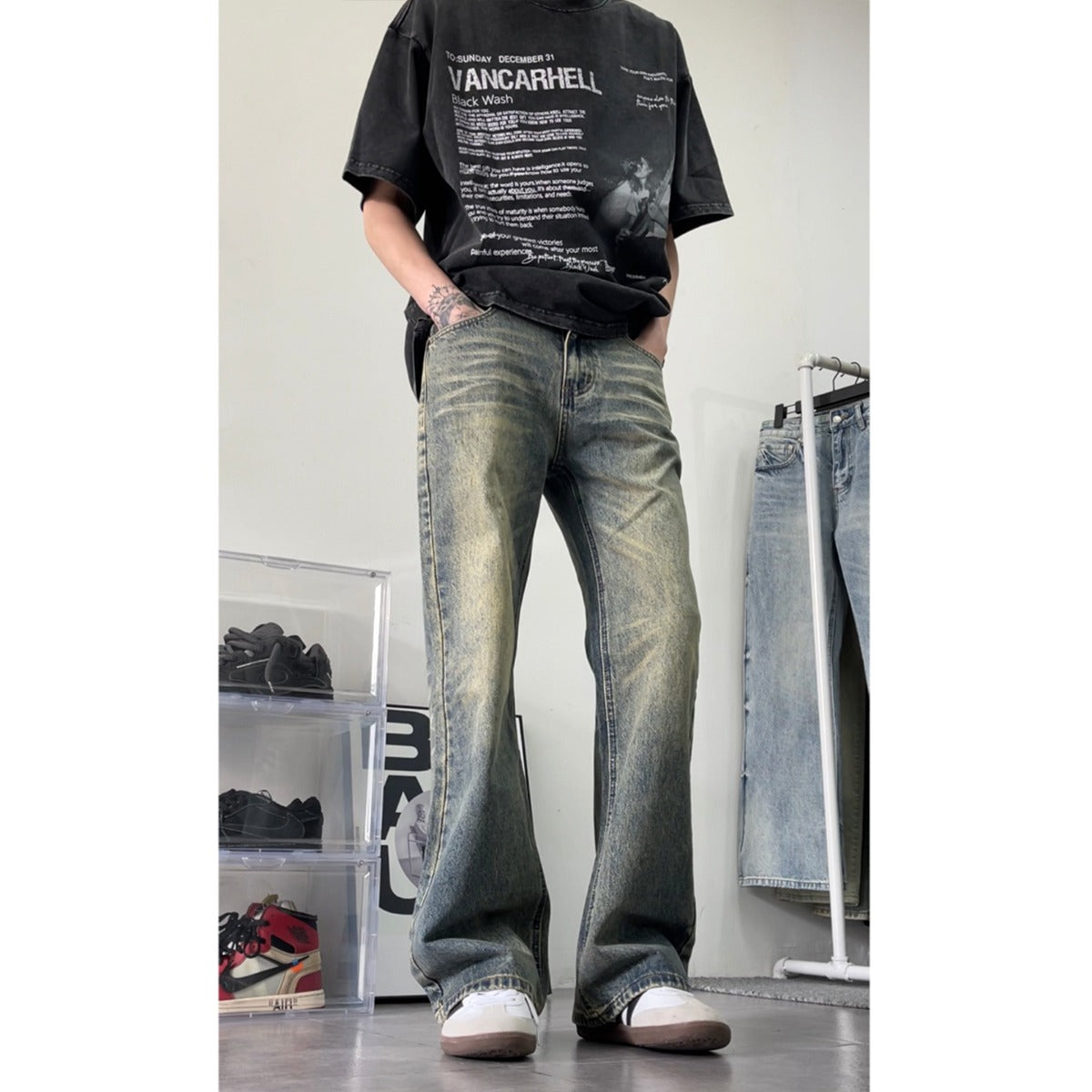 Herren Jeans im American Retro-Stil