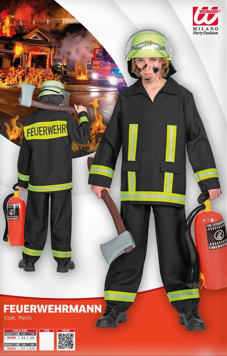 Kostüm Feuerwehrmann · Gr. 104
