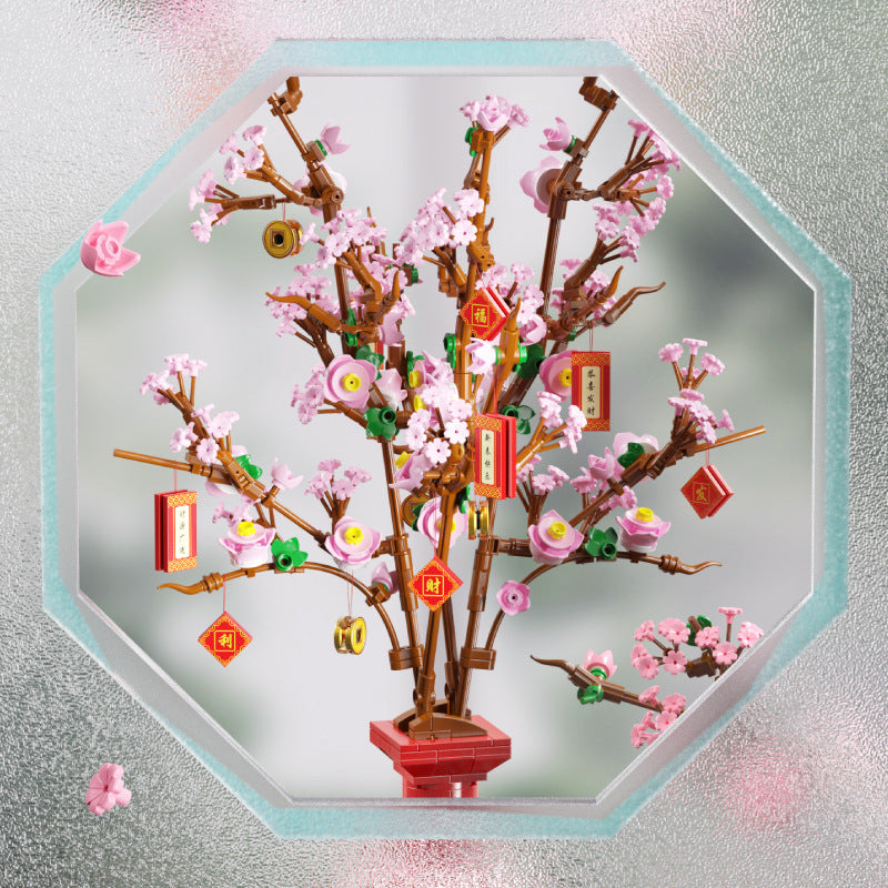 Pfirsichblüten-Vase zum Zusammenbauen – Bild 3 | LuxeStyle