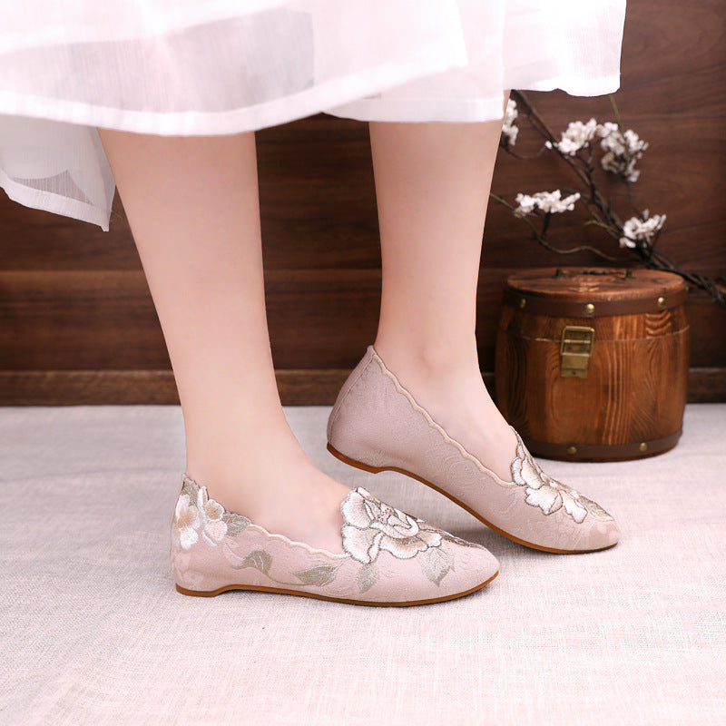 Vintage Flats mit spitzer Zehe