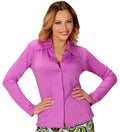 Lila Groovy-Bluse · Gr. L/XL