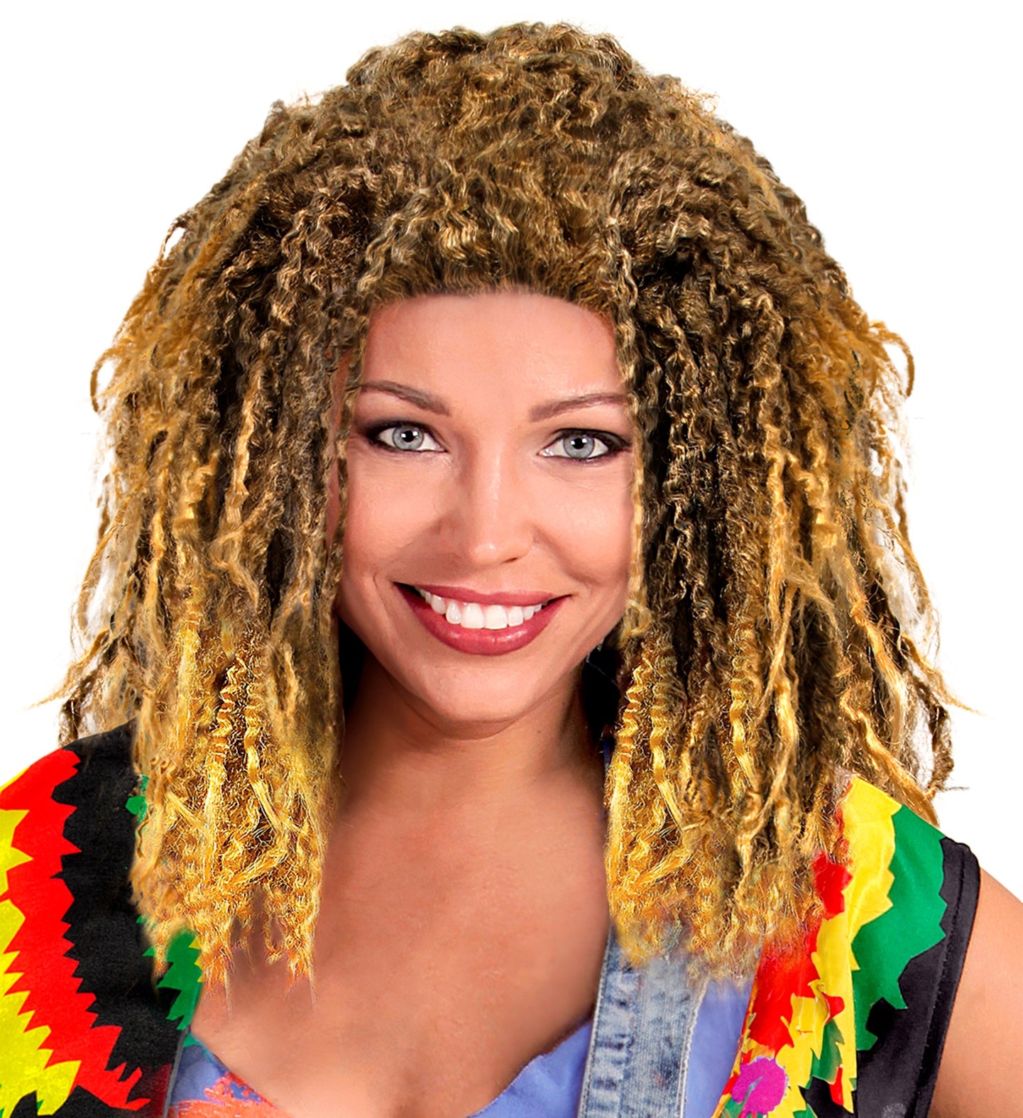 Perücke Rasta blond