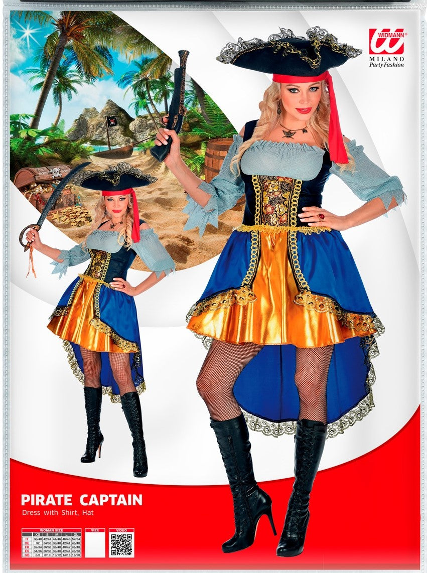 Kostüm Piratenkapitänin · Gr. L