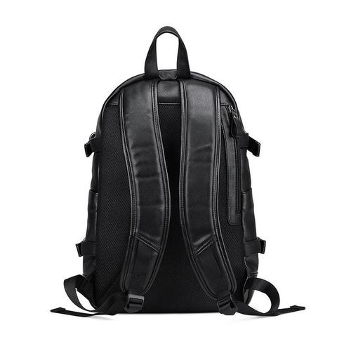 Rucksack mit USB-Ladefunktion aus Leder – Bild 2 | LuxeStyle