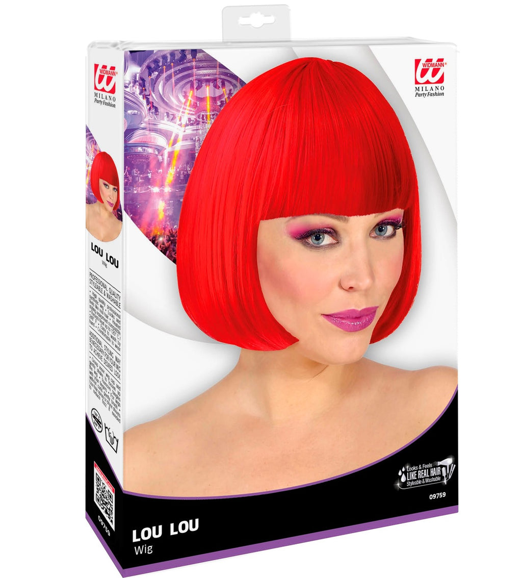 Perücke Lou Lou rot – Bild 1 | LuxeStyle