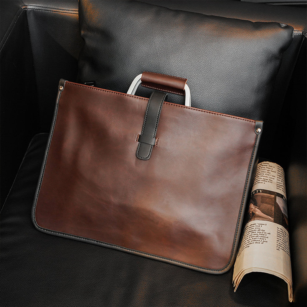 Men's Casual Messenger Bag aus PU-Leder – Bild 2 | LuxeStyle