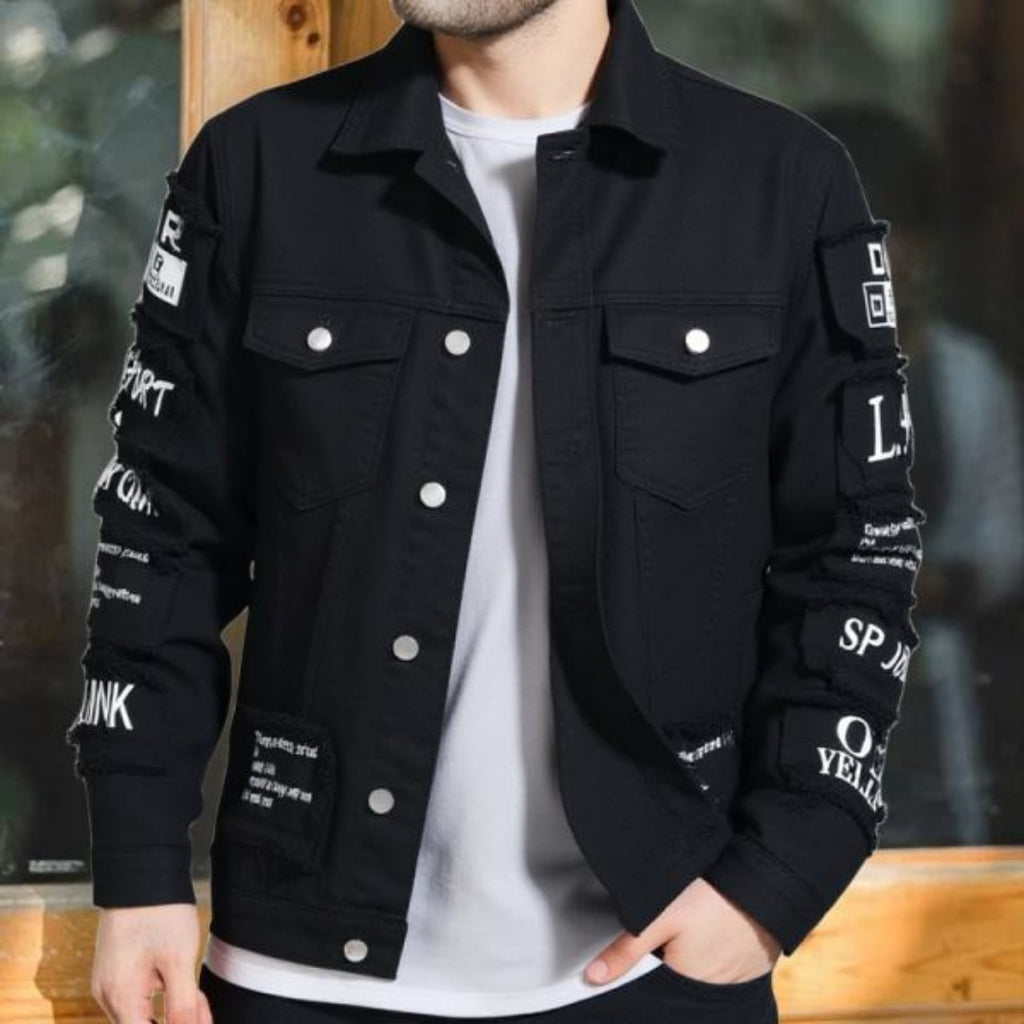 Lockere Jeansjacke im Korea-Stil für Herren – Y045S – Ansicht 4