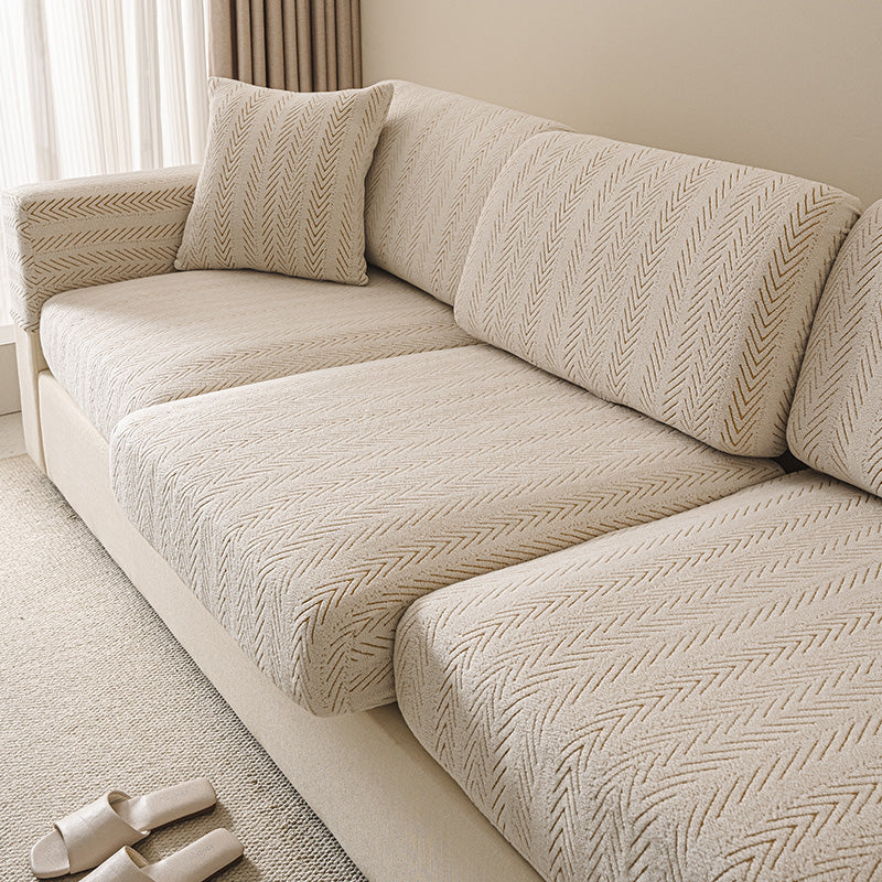 Minimalistischer Fleece-Sofabezug für alle Jahreszeiten – Ansicht 6