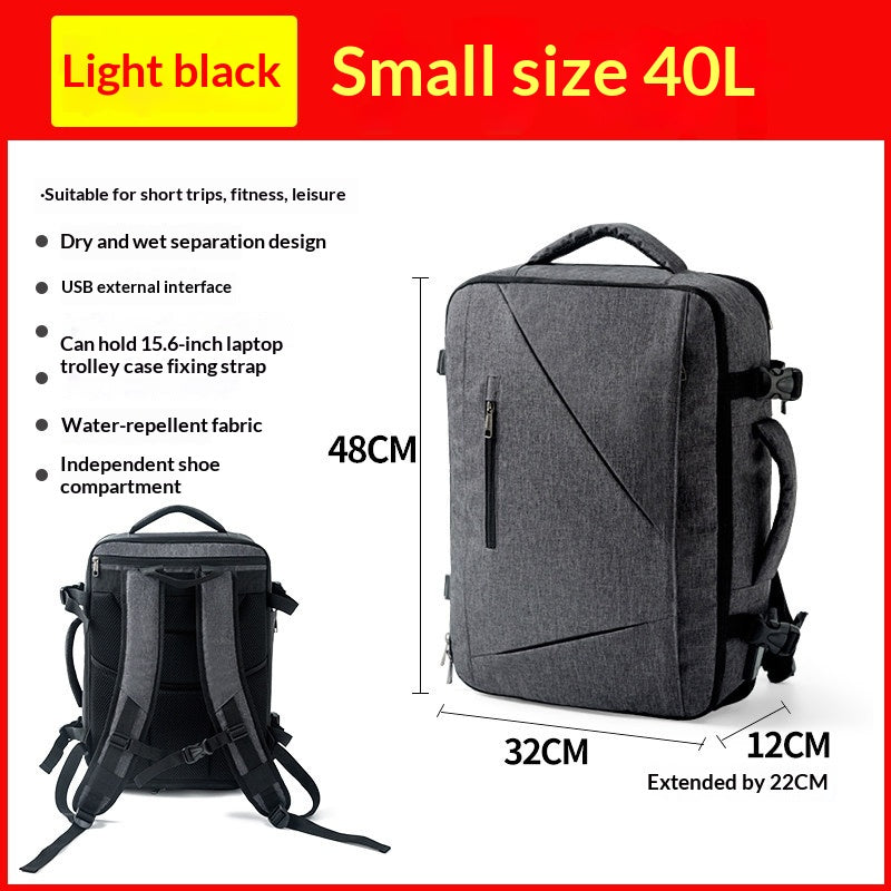 Reise-Rucksack mit extra grossem Volumen | LuxeStyle