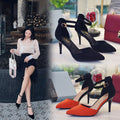 Faltbare High Heels aus Schafsleder