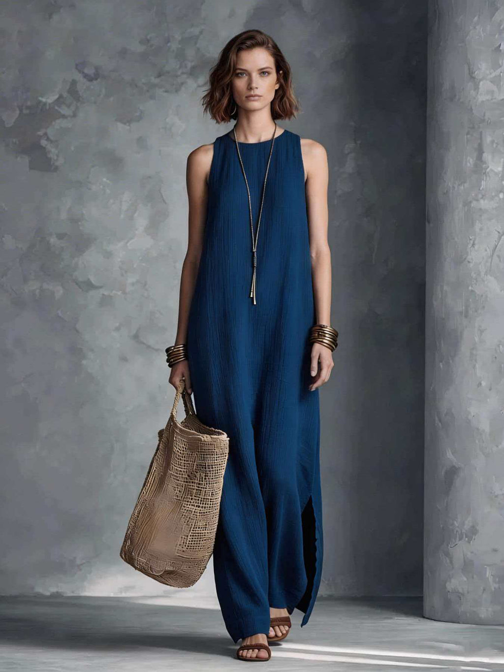 Ärmelloses Resort-Kleid für Damen – Bild 11 | LuxeStyle