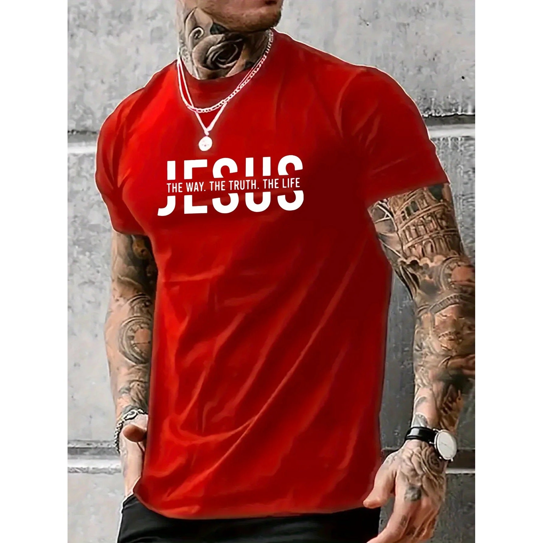 Cäsualer Kurzarm Pullover für Herren