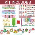 Weihnachts-Mosaiksticker-Set, 71 Teile · 71 Stück – Bild 2 | LuxeStyle