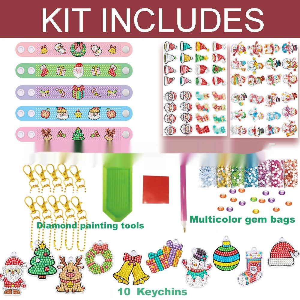 Weihnachts-Mosaiksticker-Set, 71 Teile · 71 Stück – Bild 2 | LuxeStyle