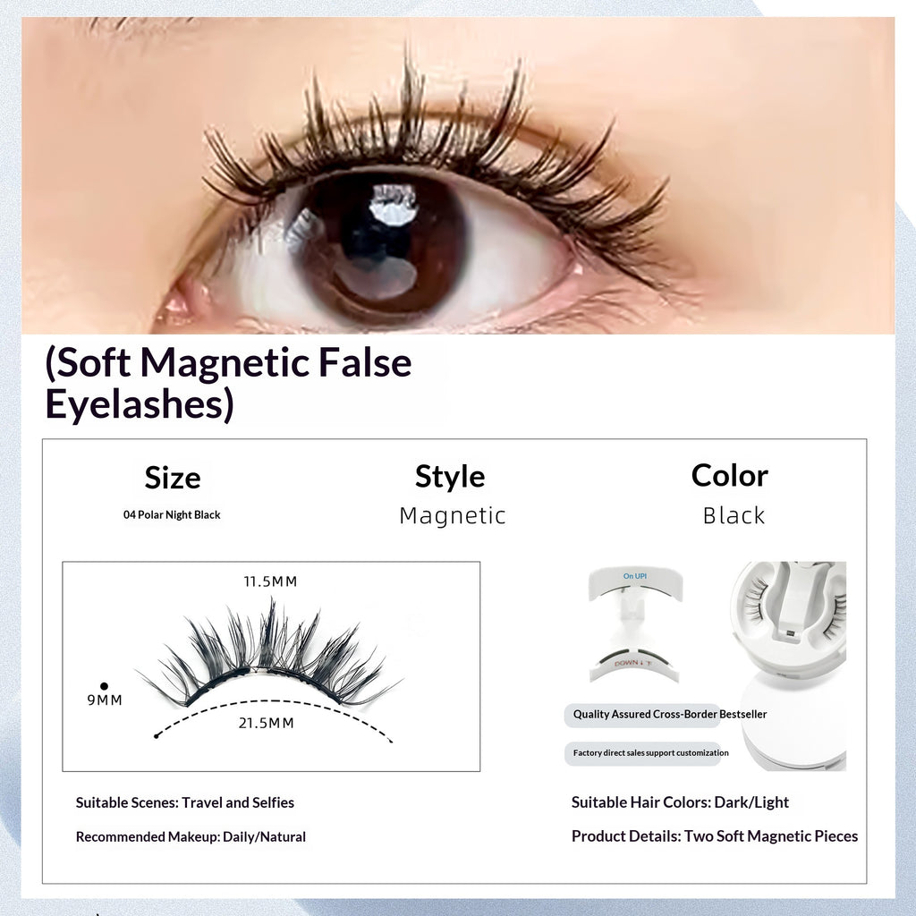 Weiche Magnet-Wimpern