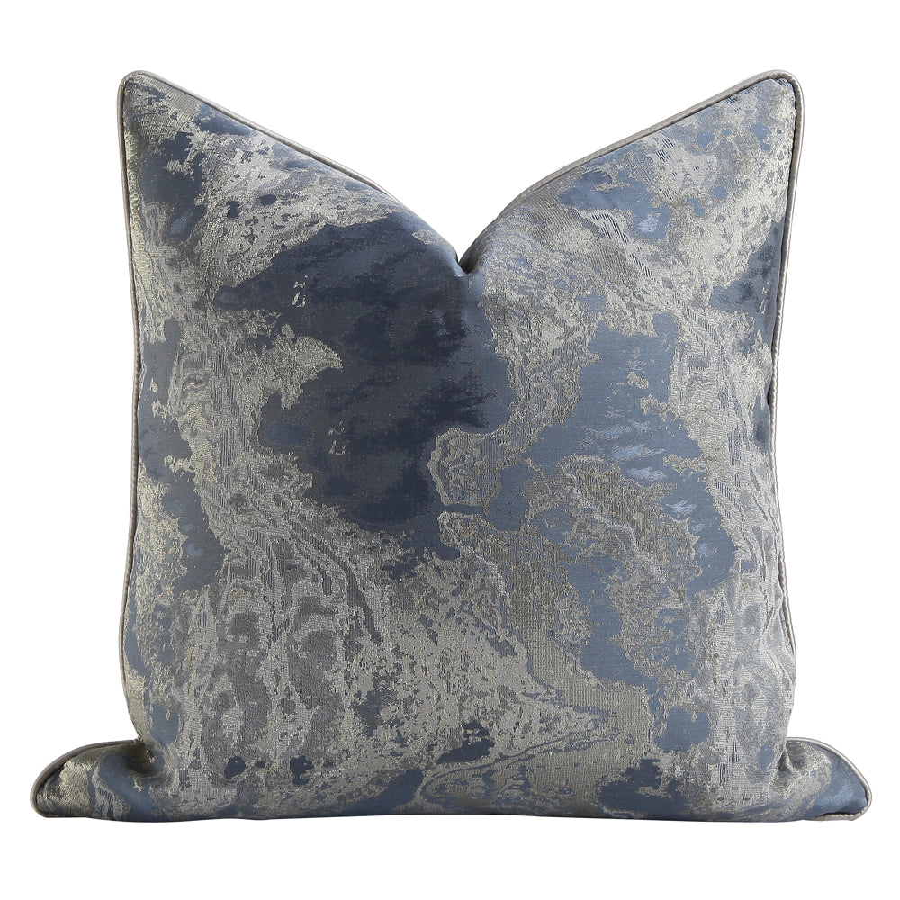 Jacquard-Kissenhülle mit chinesischem Tusche-Motiv | LuxeStyle