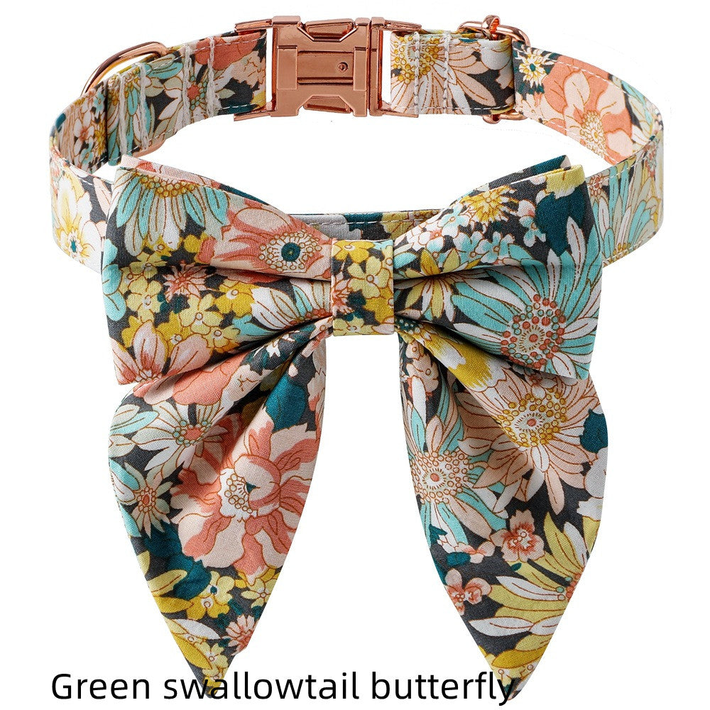 Halsband Baumwolle mit Rosenschnalle – Bild 7 | LuxeStyle