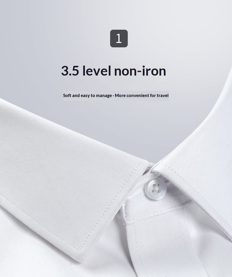 Businesshemd Slim Fit, bügelfrei, reine Baumwolle – Bild 6 | LuxeStyle