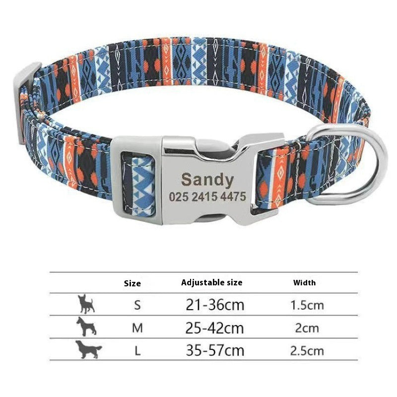 Halsband für Hunde, verstellbar, gestreift – Bild 6 | LuxeStyle