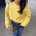 Strickpullover mit Rundhals und langen Ärmeln