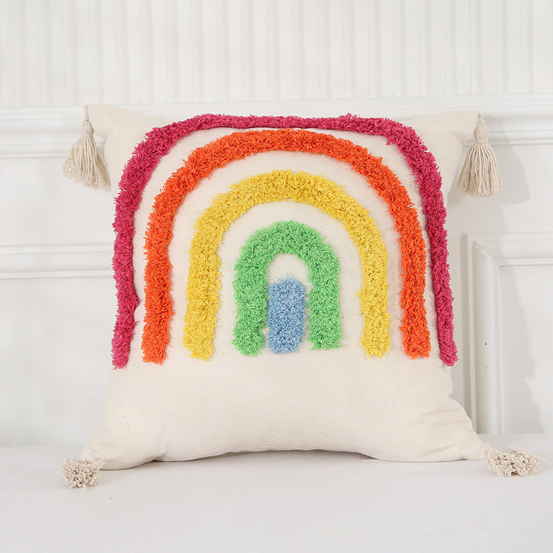 Boho Kissenhülle mit getuftetem Muster – Bild 8 | LuxeStyle